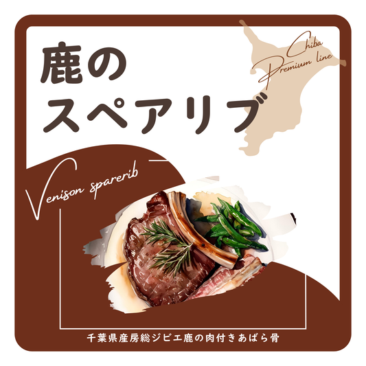 鹿のスペアリブ