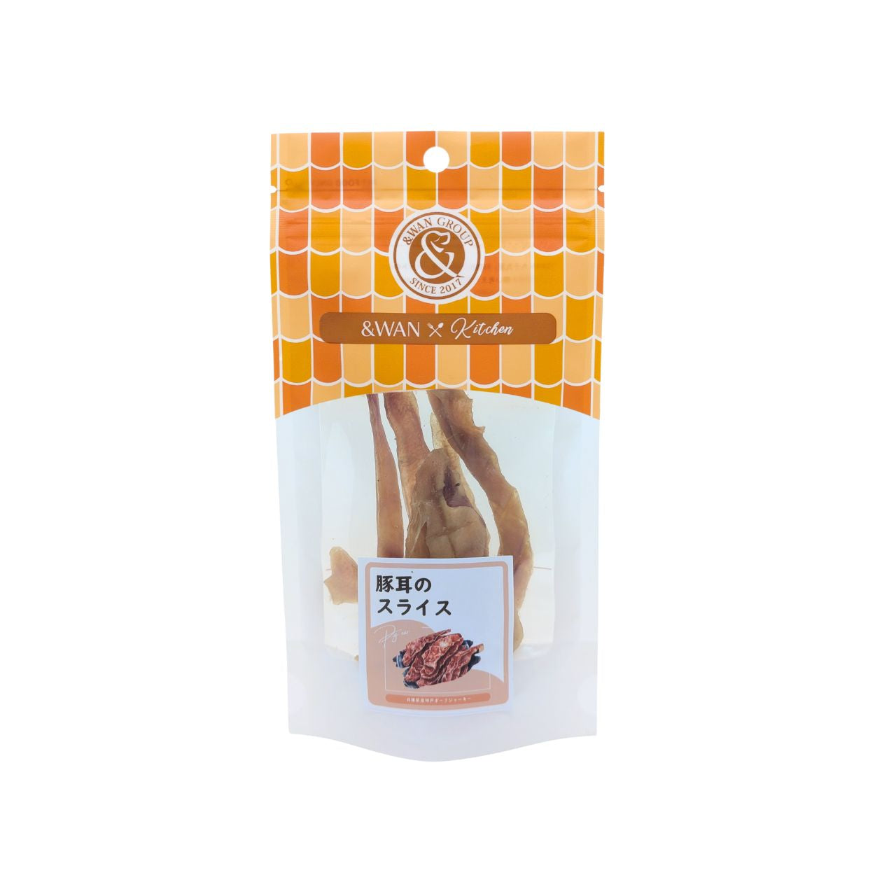 豚耳のスライス